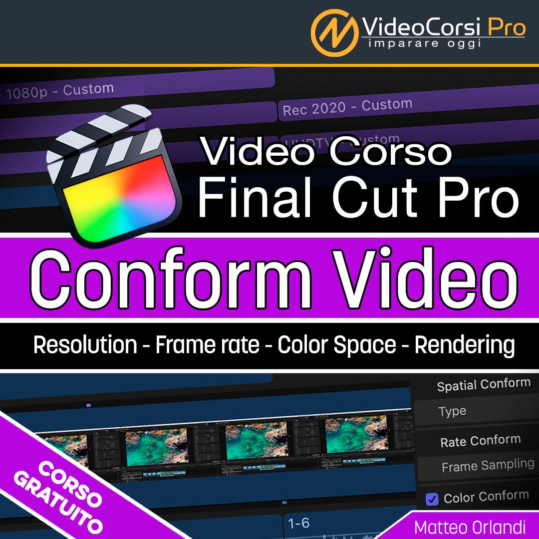 Conform video - Final Cut Pro 